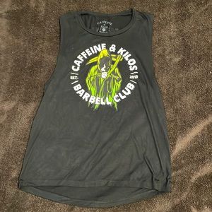 Caffeine and Kilos tank top